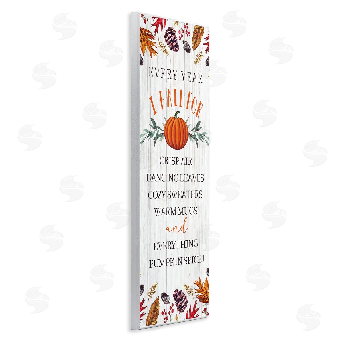 Every Year Favorite Fall Things Wood Plaque Wall Art, Home Decor by Elizabeth Tyndall
