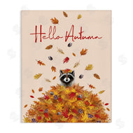 Elizabeth Tyndall | Hello Autumn Raccoon