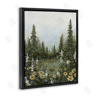 Hollihocks Art | Forest Meadow Clearing