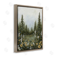 Hollihocks Art | Forest Meadow Clearing