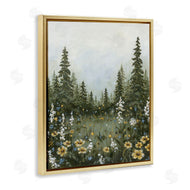 Hollihocks Art | Forest Meadow Clearing