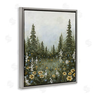 Hollihocks Art | Forest Meadow Clearing