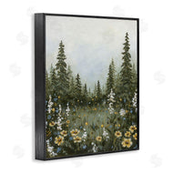 Hollihocks Art | Forest Meadow Clearing