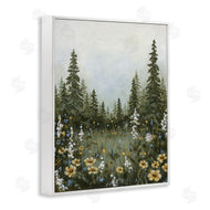 Hollihocks Art | Forest Meadow Clearing