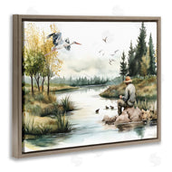 Nicole DeCamp | Fishing by River Landscape