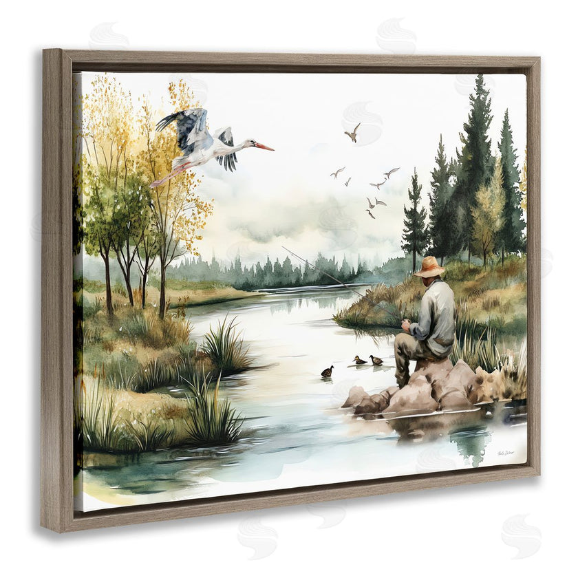 Nicole DeCamp | Fishing by River Landscape