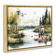 Nicole DeCamp | Fishing by River Landscape