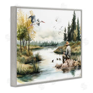 Nicole DeCamp | Fishing by River Landscape