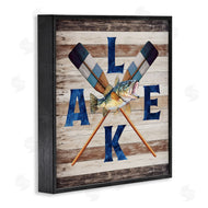 Nicole DeCamp | Rustic Lake Boat Oars