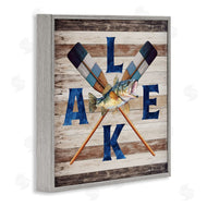Nicole DeCamp | Rustic Lake Boat Oars