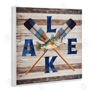 Nicole DeCamp | Rustic Lake Boat Oars