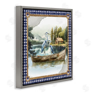 Nicole DeCamp | Herons on Boat with Tartan