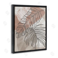 Cat Thurman Designs | Tropical Earth Tone Leaves