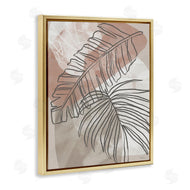 Cat Thurman Designs | Tropical Earth Tone Leaves