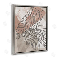 Cat Thurman Designs | Tropical Earth Tone Leaves