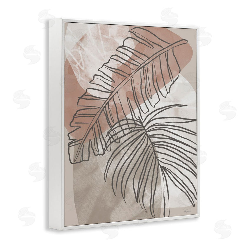 Cat Thurman Designs | Tropical Earth Tone Leaves