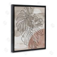 Cat Thurman Designs | Leaf Outlines in Earth Tones