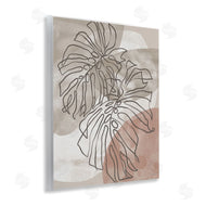 Cat Thurman Designs | Leaf Outlines in Earth Tones