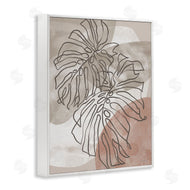 Cat Thurman Designs | Leaf Outlines in Earth Tones