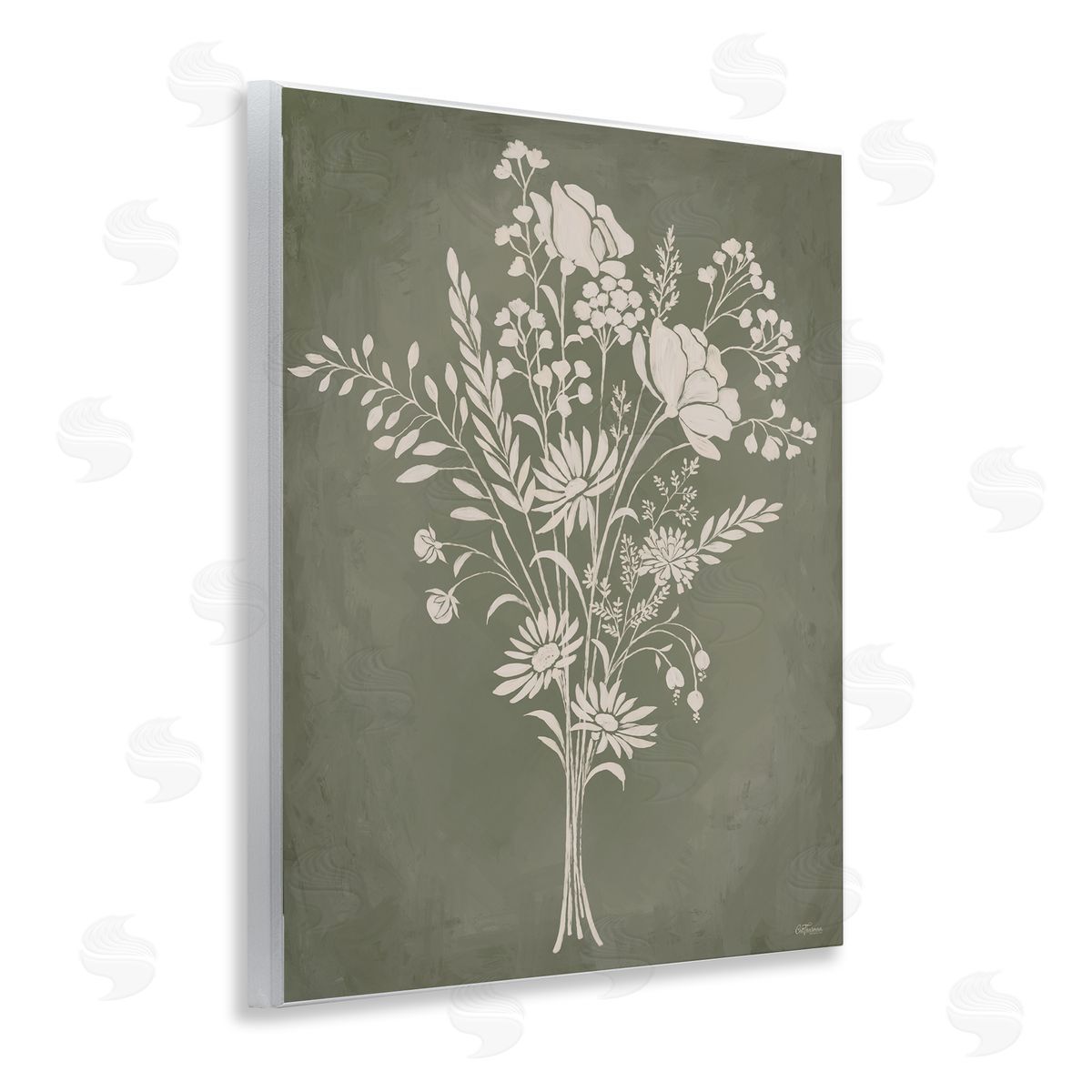Wildflower Impression Bundle Wood Plaque Wall Art, Home Decor by Cat Thurman Designs