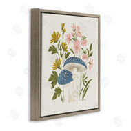 Cat Thurman Designs | Blue Mushrooms & Wildflowers