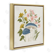 Cat Thurman Designs | Blue Mushrooms & Wildflowers
