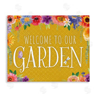 Nicole DeCamp | Garden Welcome with Floral Border