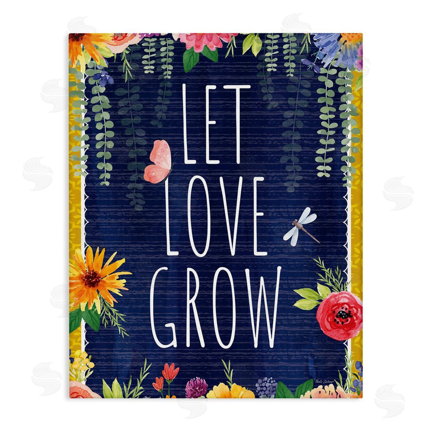 Nicole DeCamp | Let Love Grow Floral Border