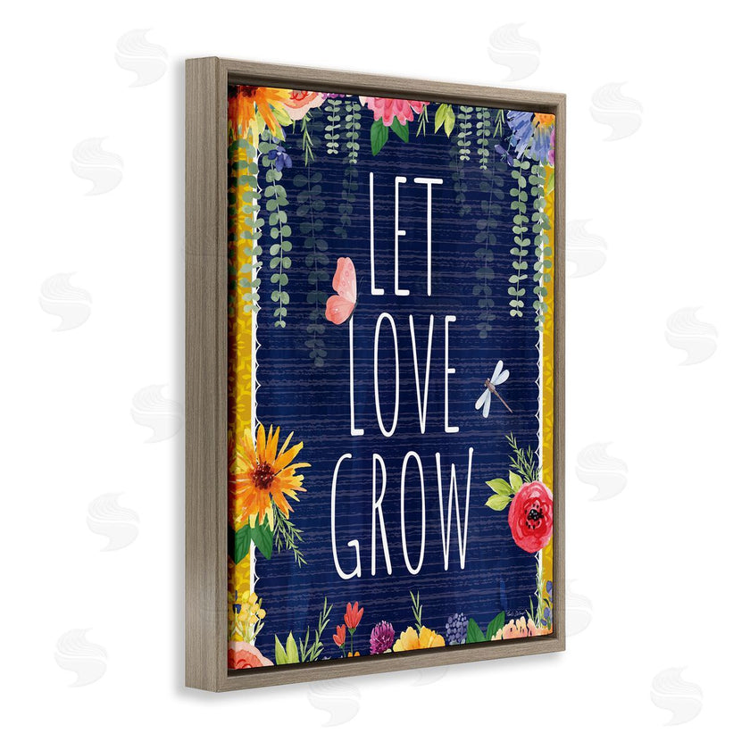 Nicole DeCamp | Let Love Grow Floral Border
