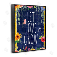 Nicole DeCamp | Let Love Grow Floral Border