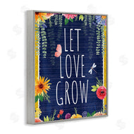 Nicole DeCamp | Let Love Grow Floral Border