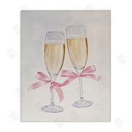 Arlington Prints | Chic Bow Champagne Glasses