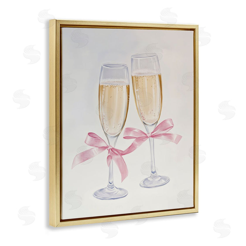 Arlington Prints | Chic Bow Champagne Glasses