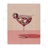 Arlington Prints | Rosy Hued Disco Drink