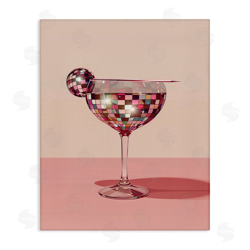 Arlington Prints | Rosy Hued Disco Drink