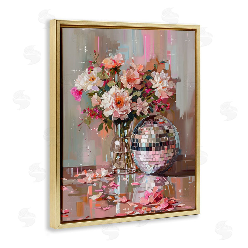 Arlington Prints | Disco Ball & Flowers Still Life