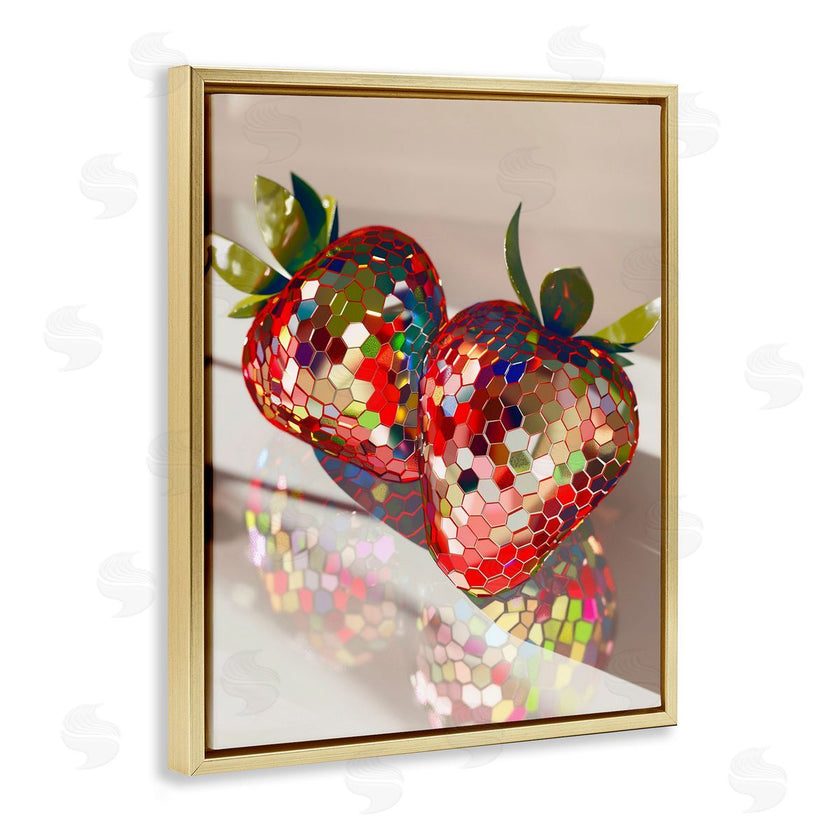 Arlington Prints | Reflecting Disco Strawberries