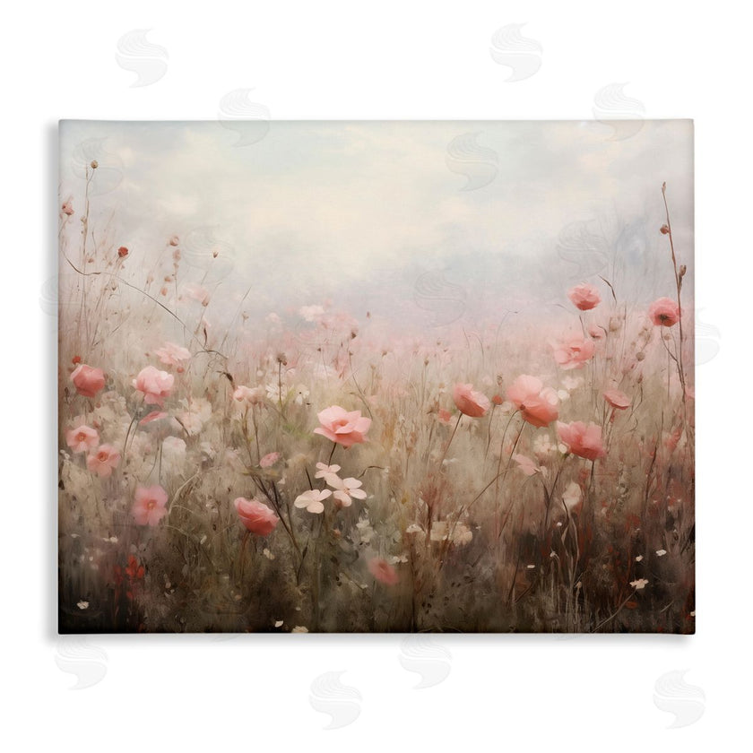 Arlington Prints | Pastel Pink Meadow Flowers