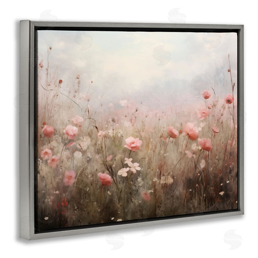 Arlington Prints | Pastel Pink Meadow Flowers