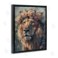 Arlington Prints | Lion with Rose Garland