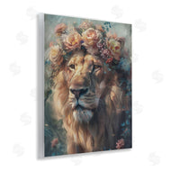Arlington Prints | Lion with Rose Garland