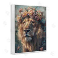Arlington Prints | Lion with Rose Garland