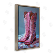 LSR Creative Studio | Dazzling Pink Glam Cowgirl Boots