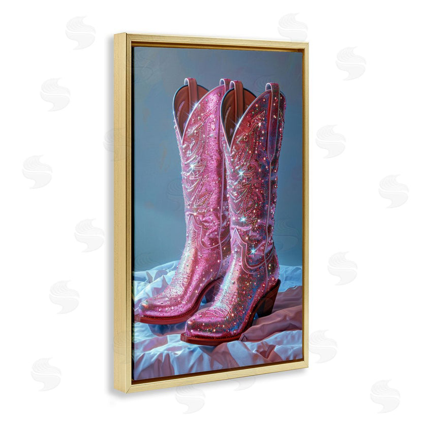 LSR Creative Studio | Dazzling Pink Glam Cowgirl Boots