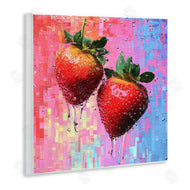 LSR Creative Studio | Lush Strawberries with Water Drip