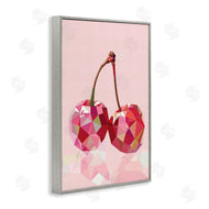 LSR Design Studio | Pink Geometric Cherries