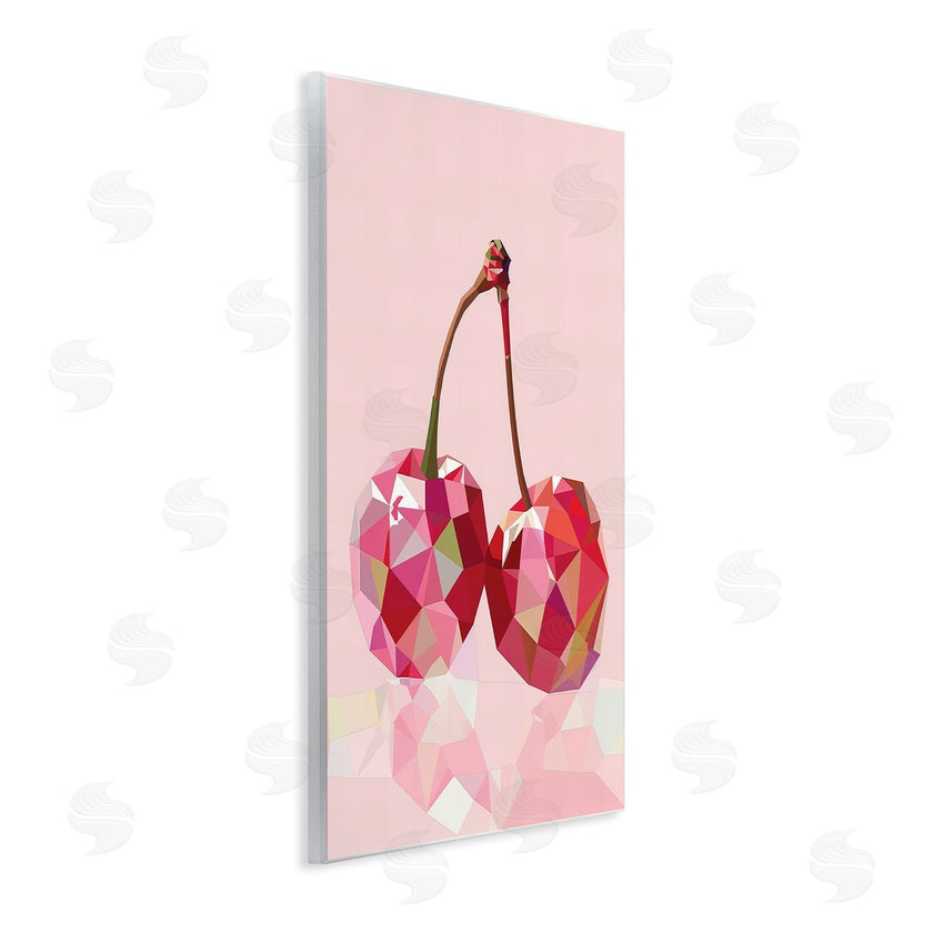 LSR Design Studio | Pink Geometric Cherries