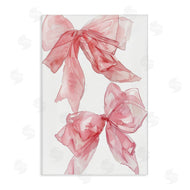 LSR Design Studio | Sheer Pastel Pink Bows