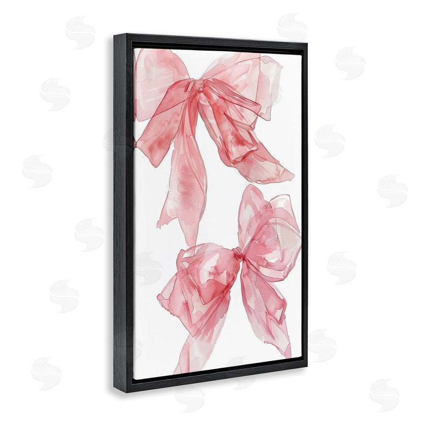 LSR Design Studio | Sheer Pastel Pink Bows