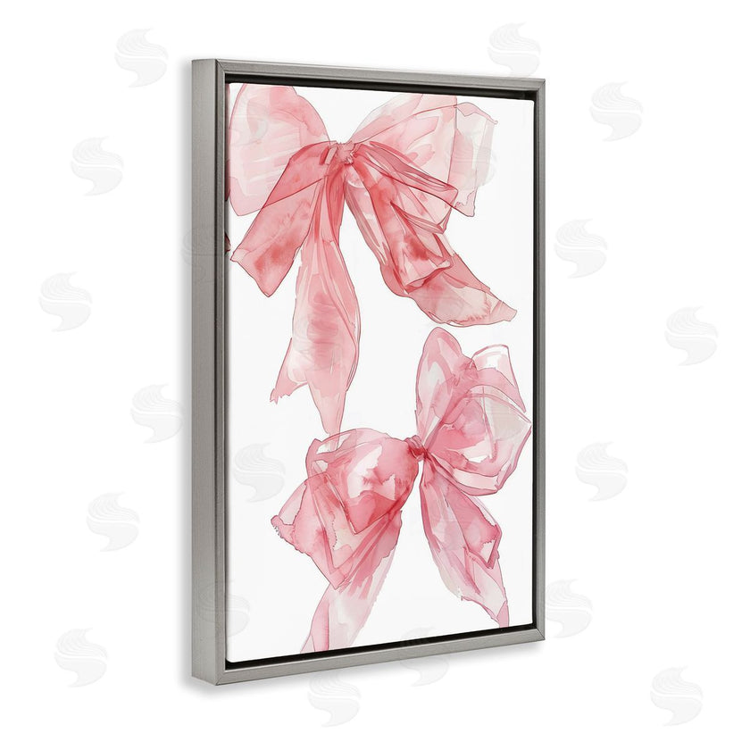 LSR Design Studio | Sheer Pastel Pink Bows